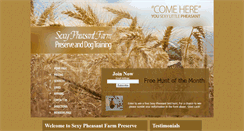 Desktop Screenshot of pheasantpreserve.com